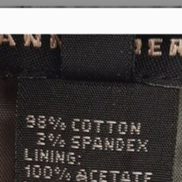 JEANNE PIERRE Textured Stripe Pastel Green Button Front Blazer Jacket Sz L - Picture 14 of 14